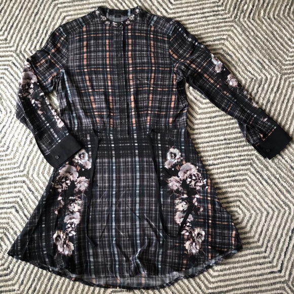 All Saints silk dress - Picture 3 of 7